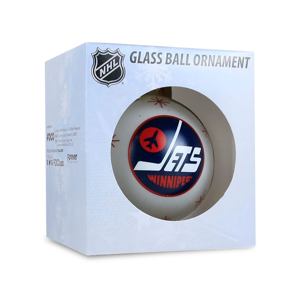 GLASS BALL ORNAMENT - ALT WHITE