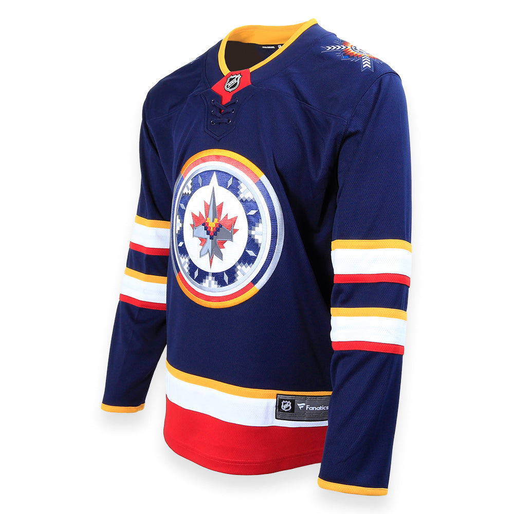 Winnipeg Jets blank Heritage classic jersey - Used Gear - THE GOAL