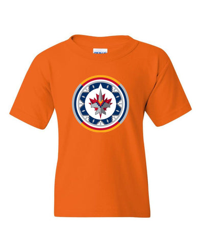 Winnipeg Jets 2022 WASAC Night Orange Indigenous Warmup Jersey Custom